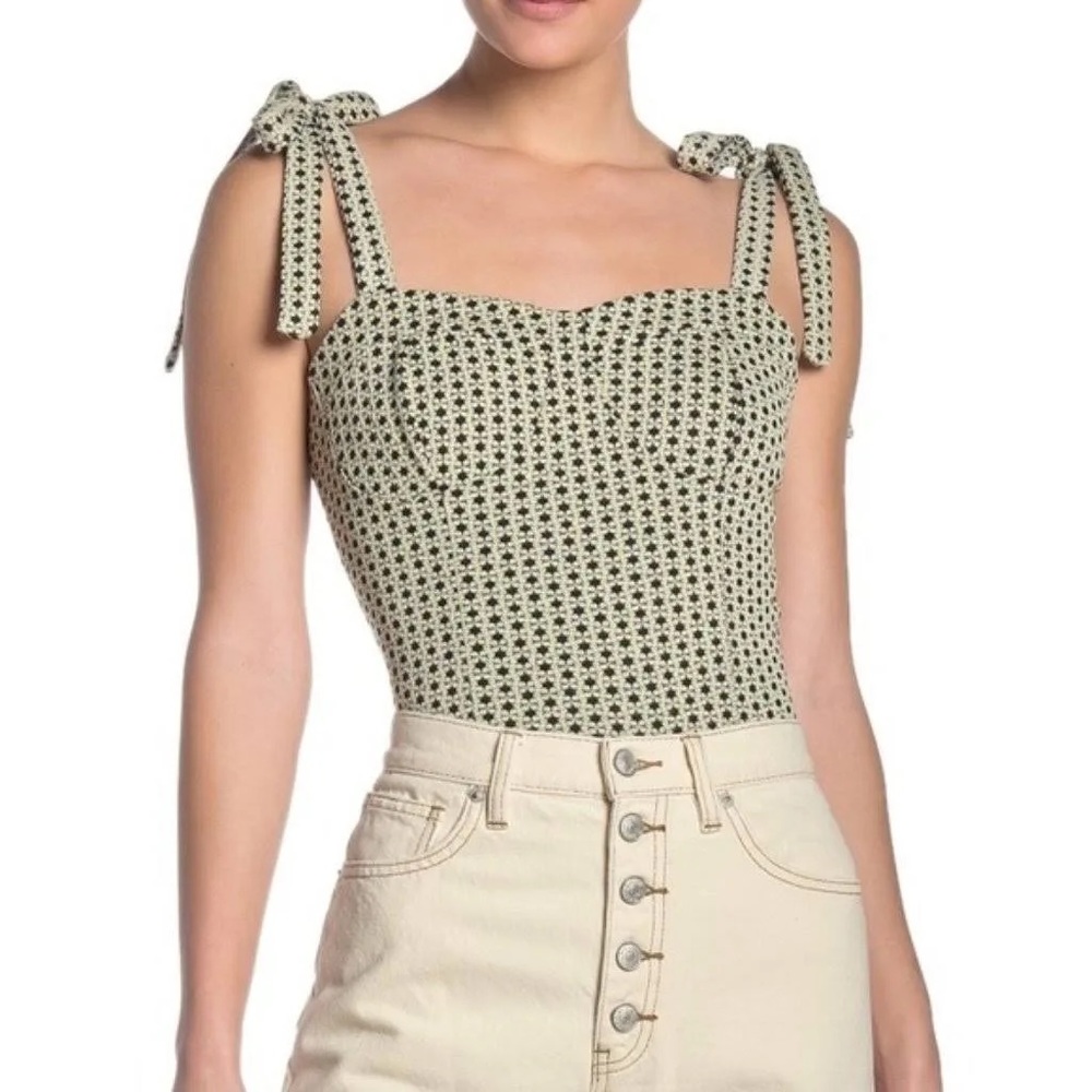 NWT Free People Sunflower Corset Top